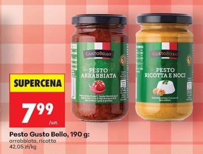 Pesto arrabbiata promocja w Biedronka