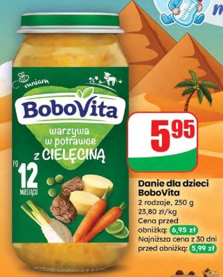 Danie dla dzieci BoboVita 2 rodzaje promocja w Dino