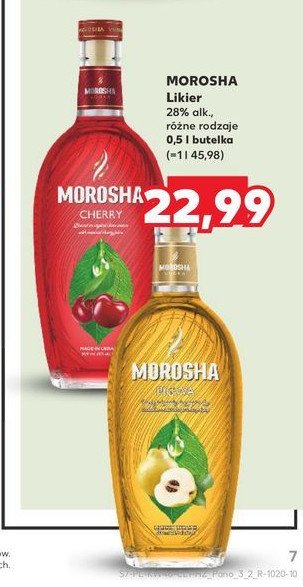 Wódka Morosha pigwa promocja w Kaufland