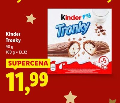 Czekoladki Kinder Tronky promocja w Lidl