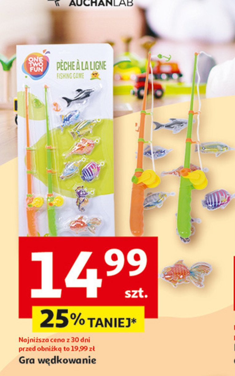 Gra wędkowanie One two fun promocja w Auchan