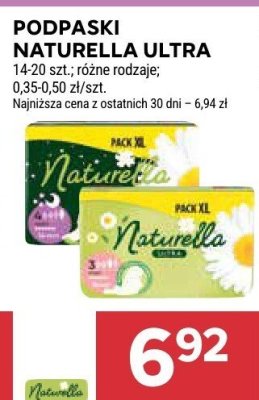 Podpaski Naturella Ultra promocja w Stokrotka