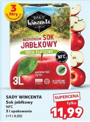 Sok jabłkowy NFC promocja w Kaufland