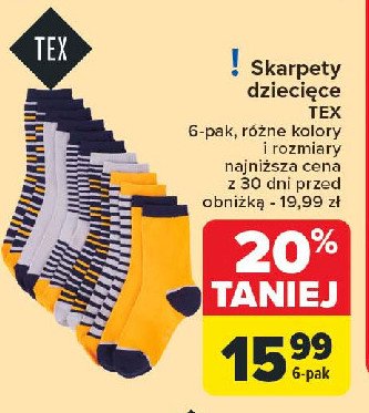 Skarpety dziecięce Tex promocja