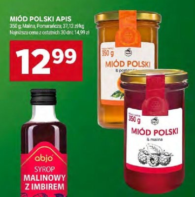 Miód polski apis Malina, Pomarańcza promocja w Stokrotka
