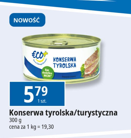 Konserwa turystyczna Eco+ promocja