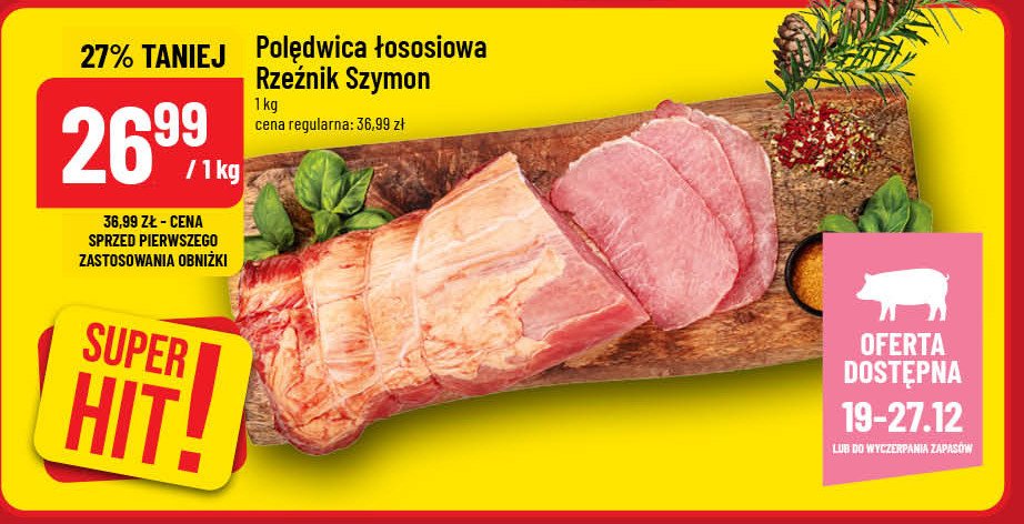 Polędwica łososiowa Rzeźnik szymon poleca promocja w POLOmarket