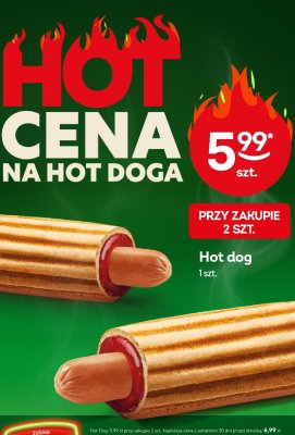 Hot dog promocja w Żabka