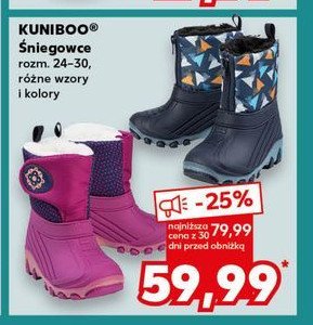 Śniegowce 24-30 Kuniboo promocja