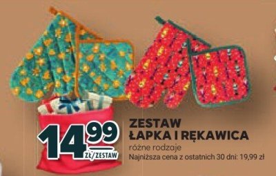 Zestaw łapka i rękawica, różne rodzaje promocja w Stokrotka