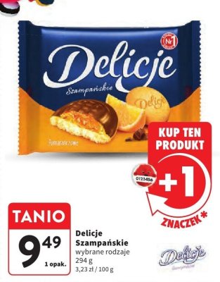 Delicje Szampańskie wybrane rodzaje promocja w Intermarche