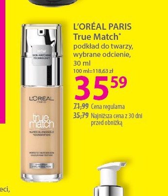 Podkład 2.n L'oreal true match promocja w Hebe