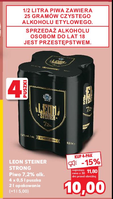 Piwo Leonsteiner strong promocja