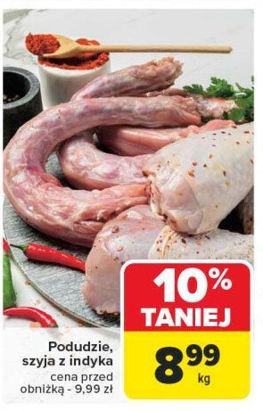 Podudzie z indyka promocja w Carrefour