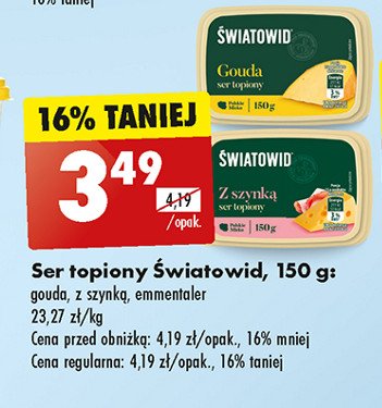 Ser topiony z szynką Światowid promocja