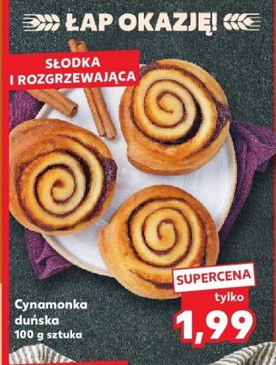 Cynamonka duńska promocja w Kaufland