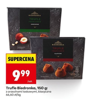 Trufle z orzechami laskowymi promocja w Biedronka