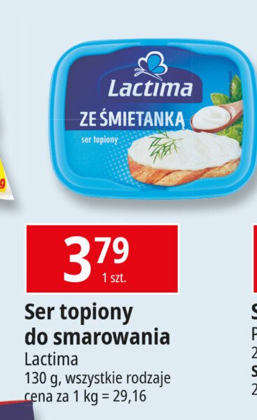 Ser topiony śmietankowy Lactima promocja