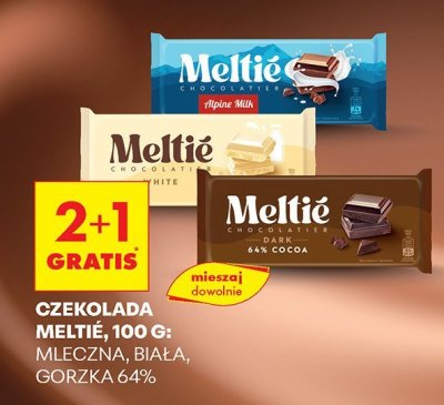 Czekolada Meltié gorzka 64% 100g promocja w Biedronka