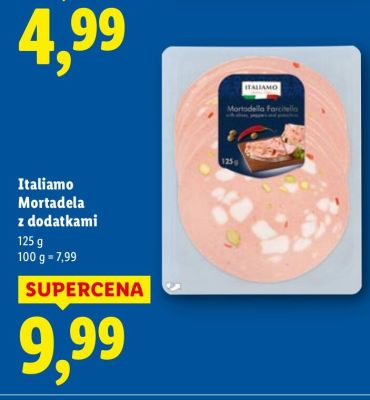Mortadela z dodatkami Italiamo promocja w Lidl