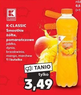 Smoothie żółte K-classic promocja