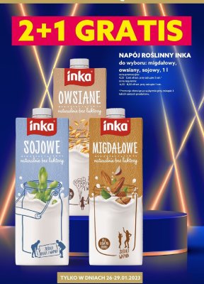 Napój owsiany Inka dobra w swej naturze promocja