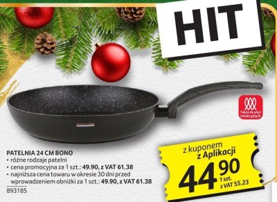 Patelnia 24 cm Bono różne rodzaje patelni promocja w Selgros