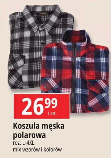 Koszula męska polar l-4xl promocja