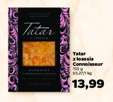 Tatar z łososia Connoisseur promocja