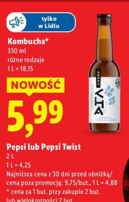 Napój Kombucha promocja w Lidl