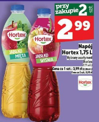 Napój Hortex 1,75 L promocja w TOPAZ