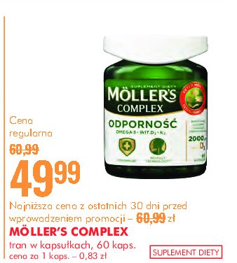 Tabletki na odporność Moller's complex promocja