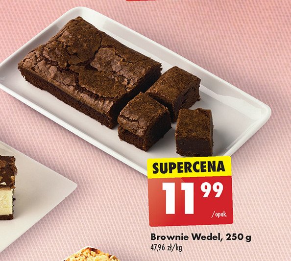 Ciasto brownie E. wedel promocja