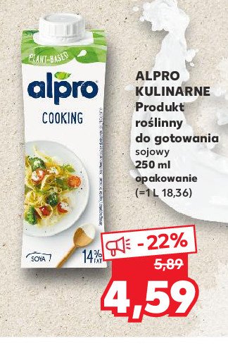 Śmietana wegańska sojowa Alpro promocja