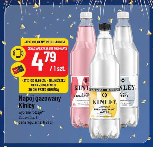 Napój pink aromatic berry Kinley promocja