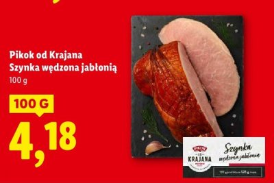 Szynka wędzona jabłonią  promocja w Lidl