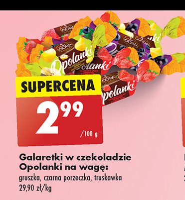 Galareki truskawkowe w czekoladzie Odra opolanki promocja