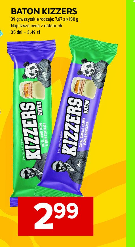 Baton proteinowy peanut butter Kizzers promocja