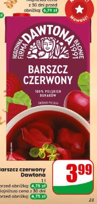 Barszcz czerwony  promocja w Dino