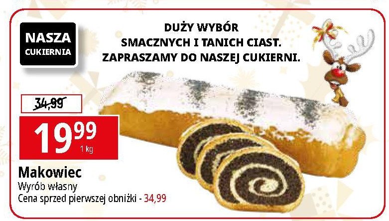 Makowiec Cukiernia e.leclerc promocja
