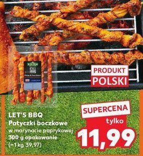 Patyczki boczkowe w marynacie paprykowej K-classic let's bbq promocja