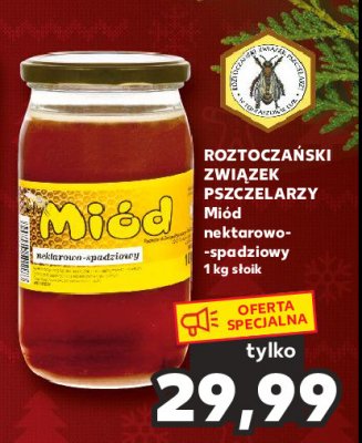 Mi贸d nektarowo-spadziowy Roztocza艅ski zwi膮zek pszczelarzy promocja