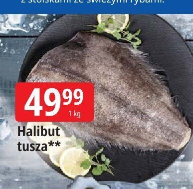 Halibut tusza promocja w Leclerc