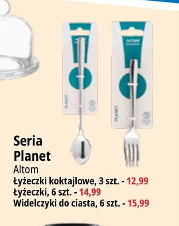 Widelczyki deserowe planet Altom design promocja