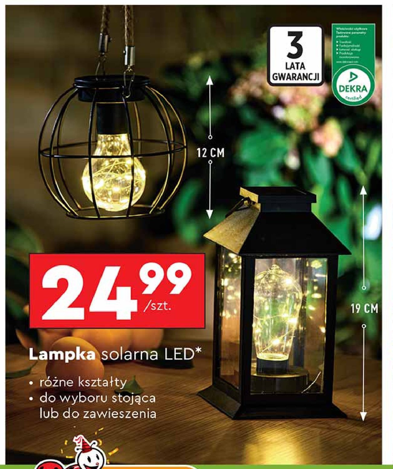 Lampa ogrodowa solarna led promocja