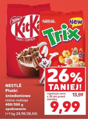 Płatki śniadaniowe różne rodzaje promocja w Kaufland