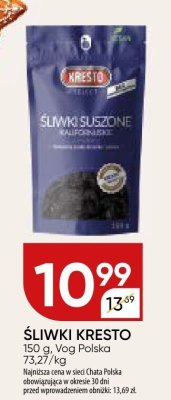 Śliwki suszone kresto promocja w Chata Polska