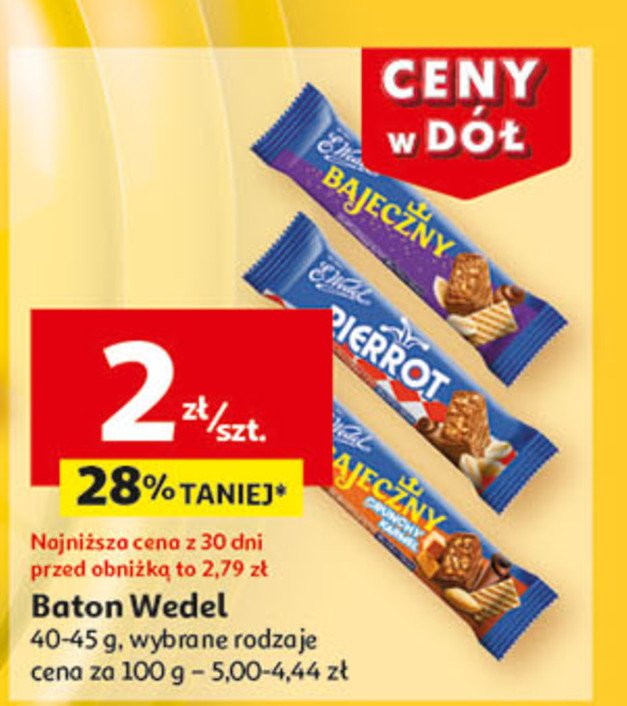 Baton crunchy karmel E. wedel bajeczny promocja