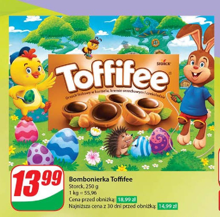Bombonierka wielkanocna Toffifee promocja
