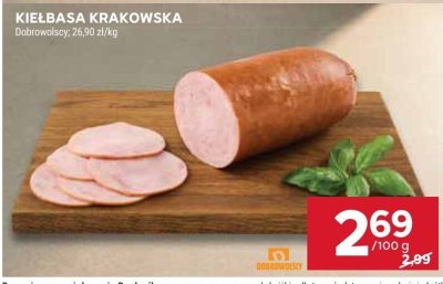 Kiełbasa Krakowska Dobrowolscy promocja w Stokrotka